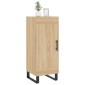 vidaXL Ντουλάπι Sonoma Δρυς 34,5x34x90 εκ. από Επεξεργασμένο Ξύλο