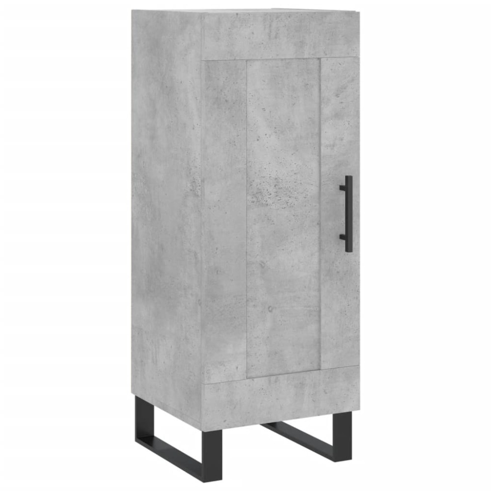 vidaXL Ντουλάπι Γκρι Σκυροδέματος 34,5x34x90 εκ. Επεξεργασμένο Ξύλο