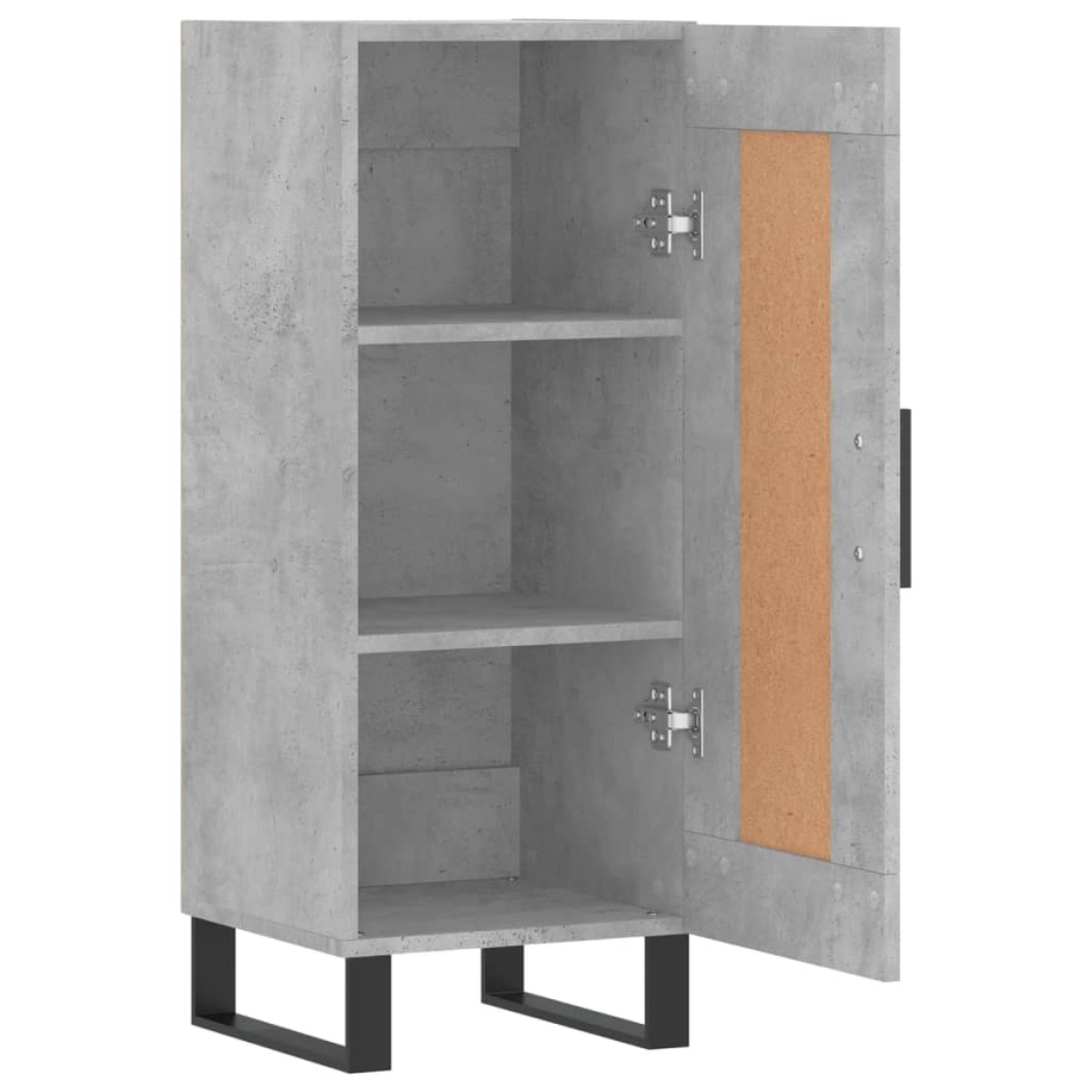 vidaXL Ντουλάπι Γκρι Σκυροδέματος 34,5x34x90 εκ. Επεξεργασμένο Ξύλο