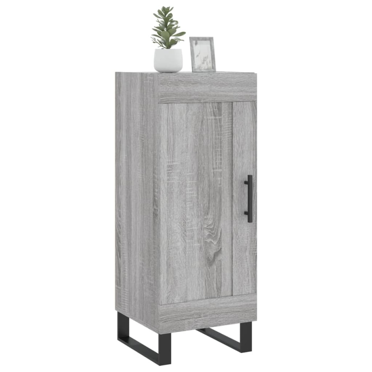 vidaXL Ντουλάπι Γκρι Sonoma 34,5x34x90 εκ. από Επεξεργασμένο Ξύλο