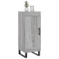 vidaXL Ντουλάπι Γκρι Sonoma 34,5x34x90 εκ. από Επεξεργασμένο Ξύλο
