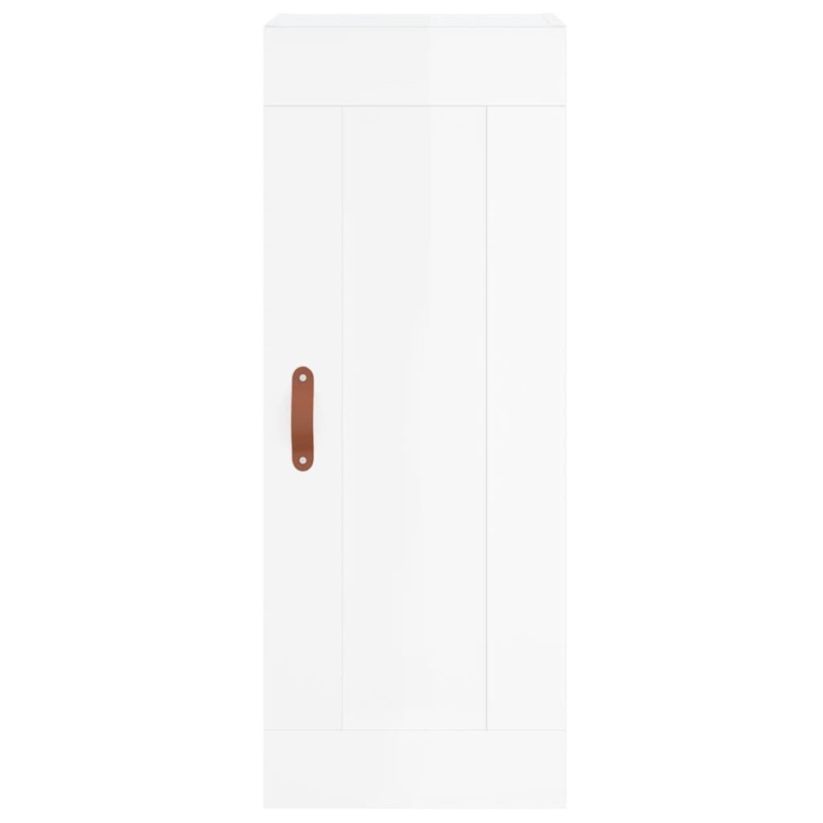 vidaXL Ντουλάπι Τοίχου Γυαλιστερό Λευκό 34,5 x 34 x 90 εκ. Επεξ. Ξύλο