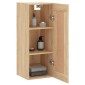 vidaXL Ντουλάπι Τοίχου Sonoma Δρυς 34,5 x 34 x 90 εκ. Επεξεργ. Ξύλο