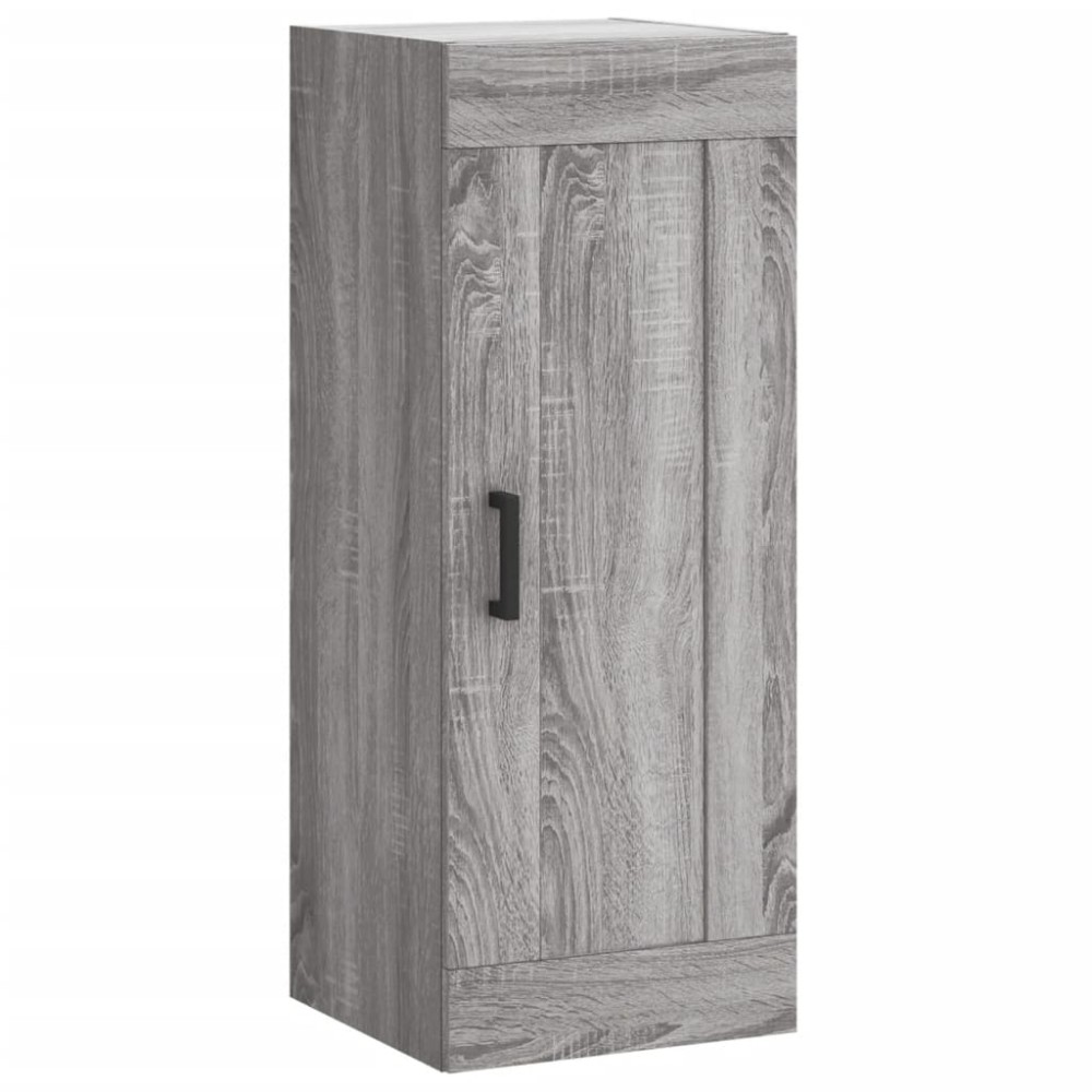 vidaXL Ντουλάπι Τοίχου Γκρι Sonoma 34,5 x 34 x 90 εκ. Επεξεργ. Ξύλο