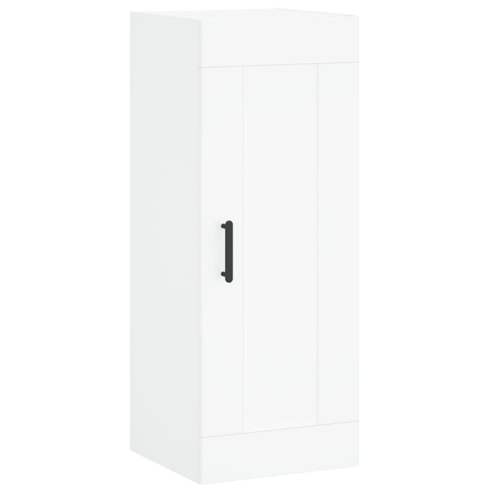 vidaXL Ντουλάπι Τοίχου Λευκό 34,5 x 34 x 90 εκ. από Επεξεργασμένο Ξύλο