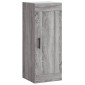 vidaXL Ντουλάπι Τοίχου Γκρι Sonoma 34,5 x 34 x 90 εκ. Επεξεργ. Ξύλο