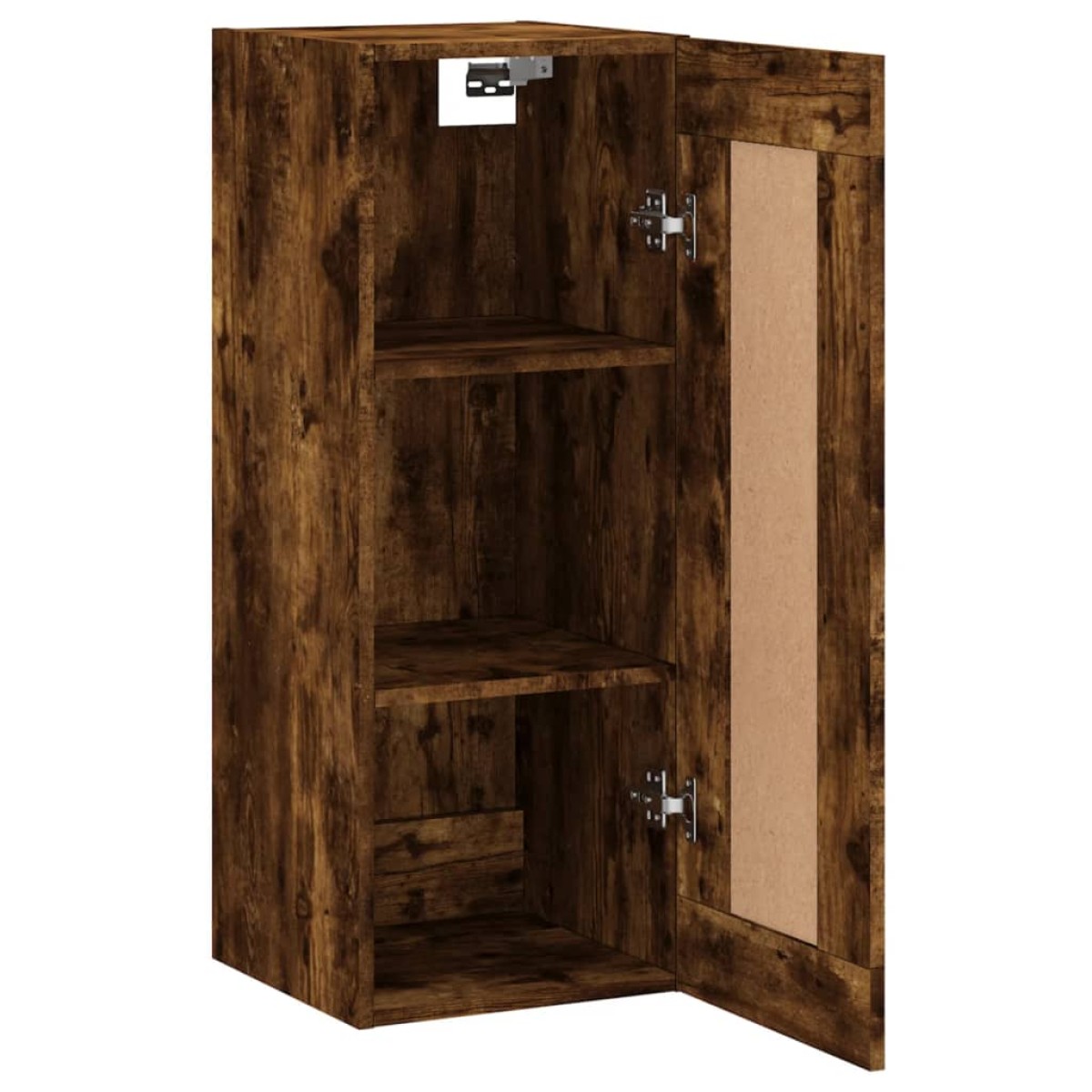vidaXL Ντουλάπι Τοίχου Καπνιστή Δρυς 34,5 x 34 x 90 εκ. Επεξεργ. Ξύλο