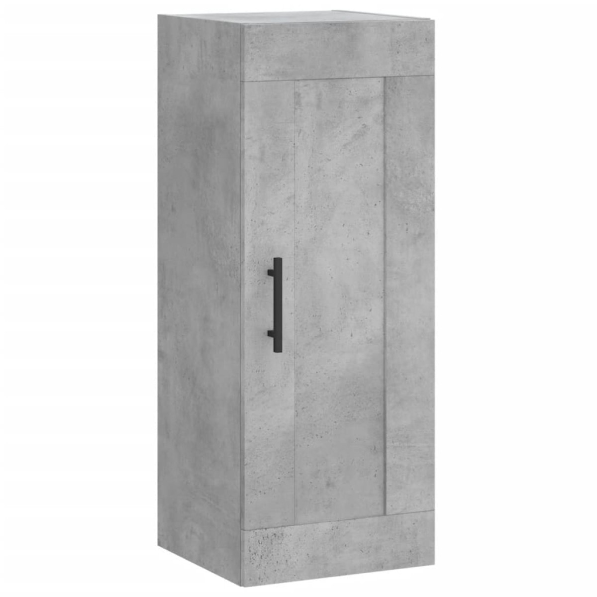 vidaXL Ντουλάπι Τοίχου Γκρι Σκυροδέματος 34,5x34x90 εκ. Επεξεργ. Ξύλο