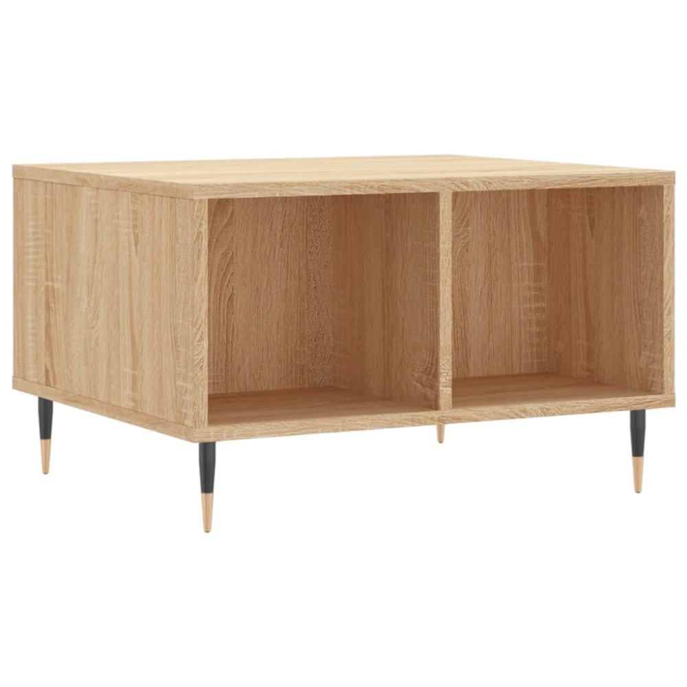 vidaXL Τραπεζάκι Σαλονιού Sonoma Δρυς 60x50x36,5εκ. Επεξεργασμένο Ξύλο