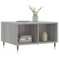 vidaXL Τραπεζάκι Σαλονιού Γκρι Sonoma 60x50x36,5εκ. Επεξεργασμένο Ξύλο