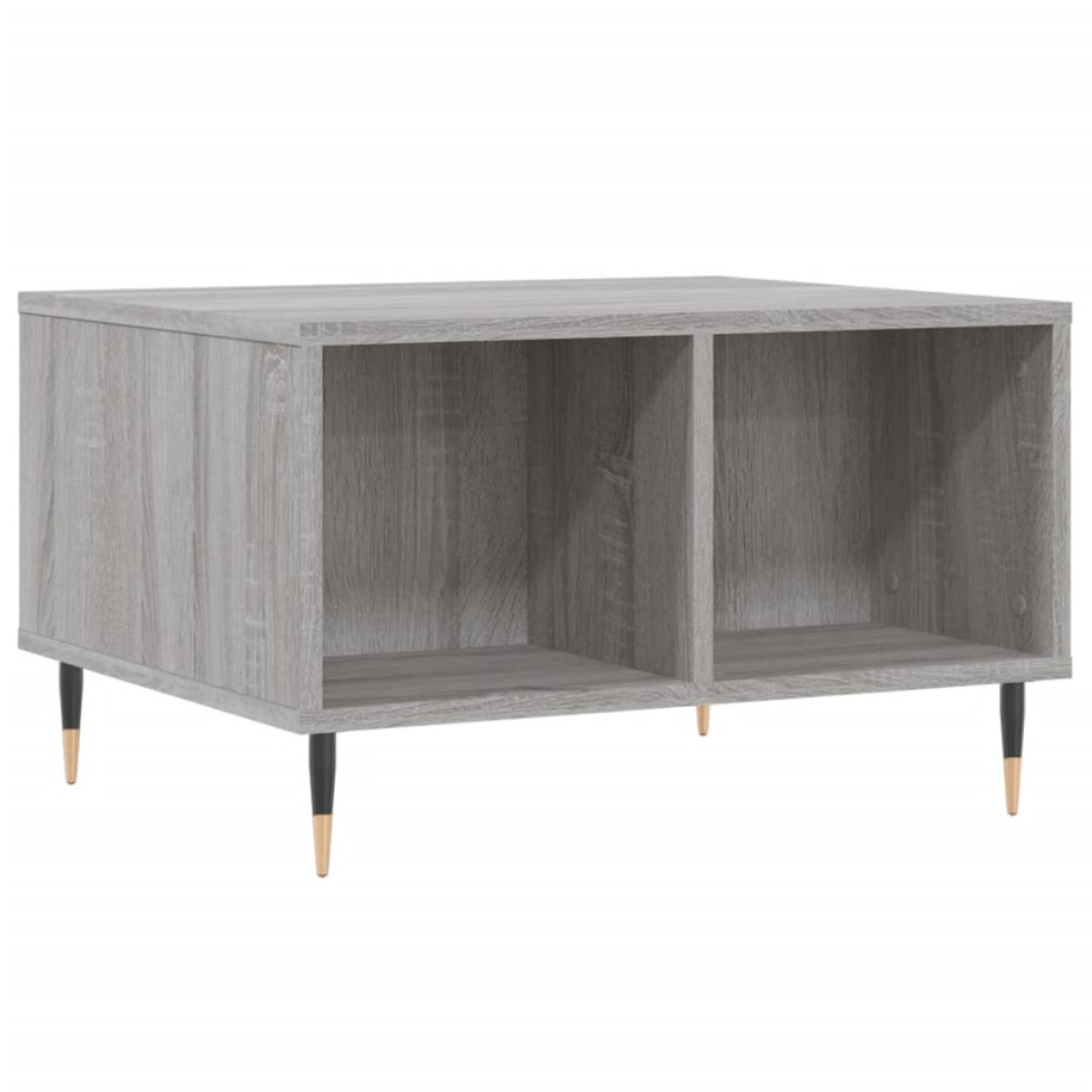 vidaXL Τραπεζάκι Σαλονιού Γκρι Sonoma 60x50x36,5εκ. Επεξεργασμένο Ξύλο