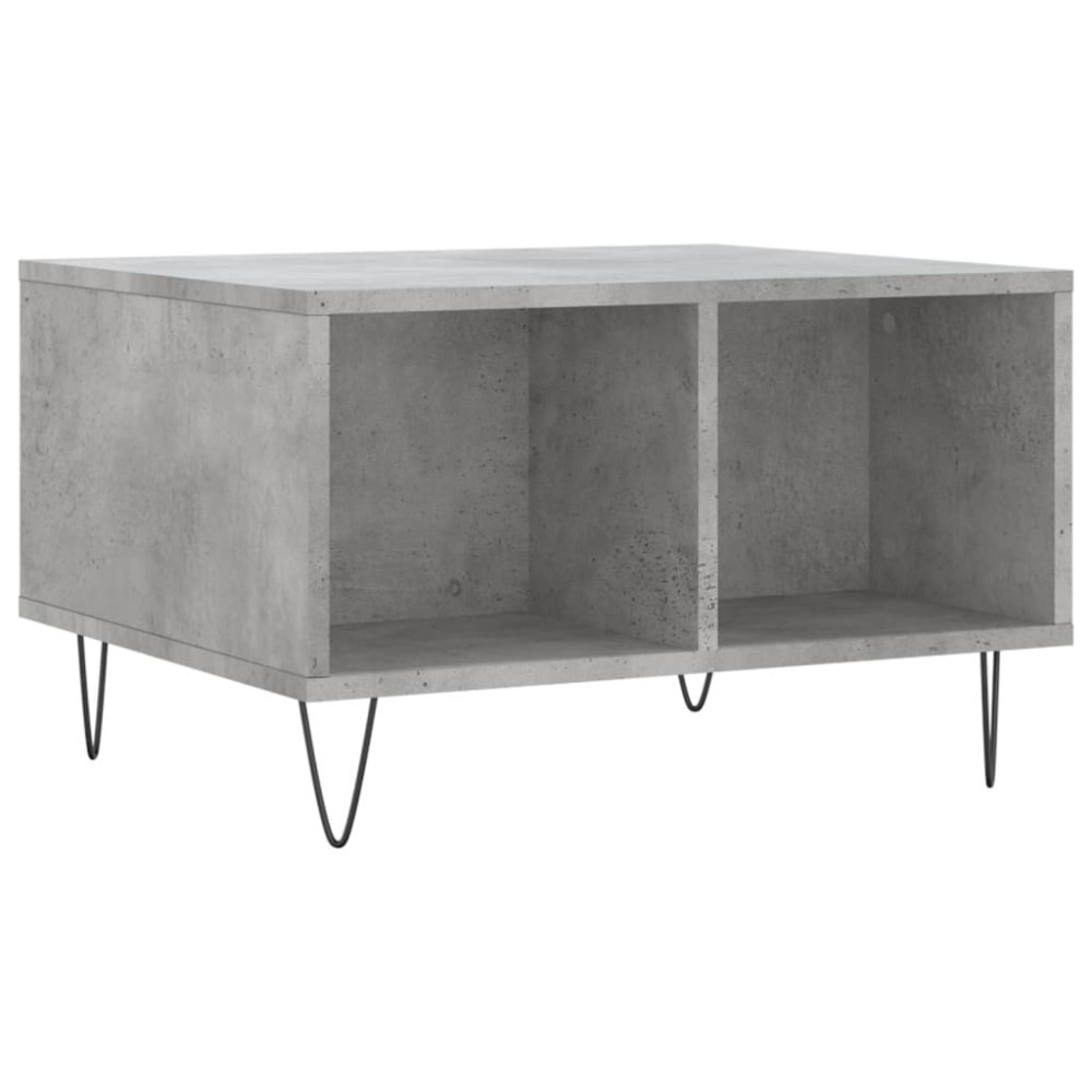 vidaXL Τραπεζάκι Σαλονιού Γκρι Σκυρ. 60x50x36,5 εκ. Επεξεργ. Ξύλο