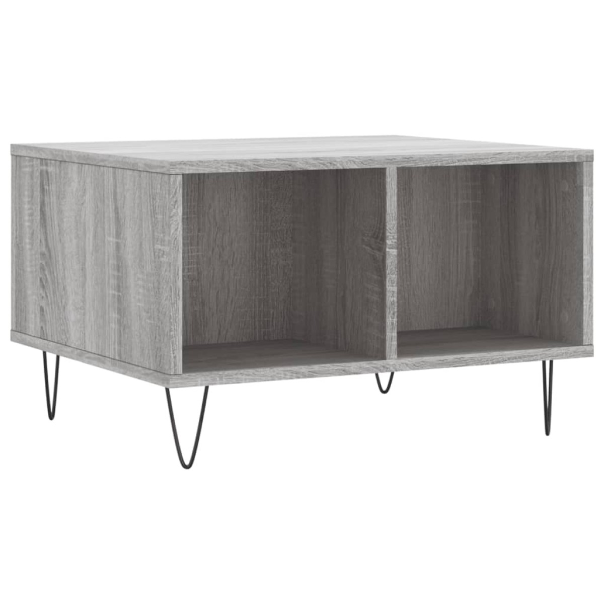 vidaXL Τραπεζάκι Σαλονιού Γκρι Sonoma 60x50x36,5εκ. Επεξεργασμένο Ξύλο