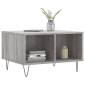 vidaXL Τραπεζάκι Σαλονιού Γκρι Sonoma 60x50x36,5εκ. Επεξεργασμένο Ξύλο