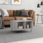 vidaXL Τραπεζάκι Σαλονιού Γκρι Sonoma 60x50x36,5εκ. Επεξεργασμένο Ξύλο
