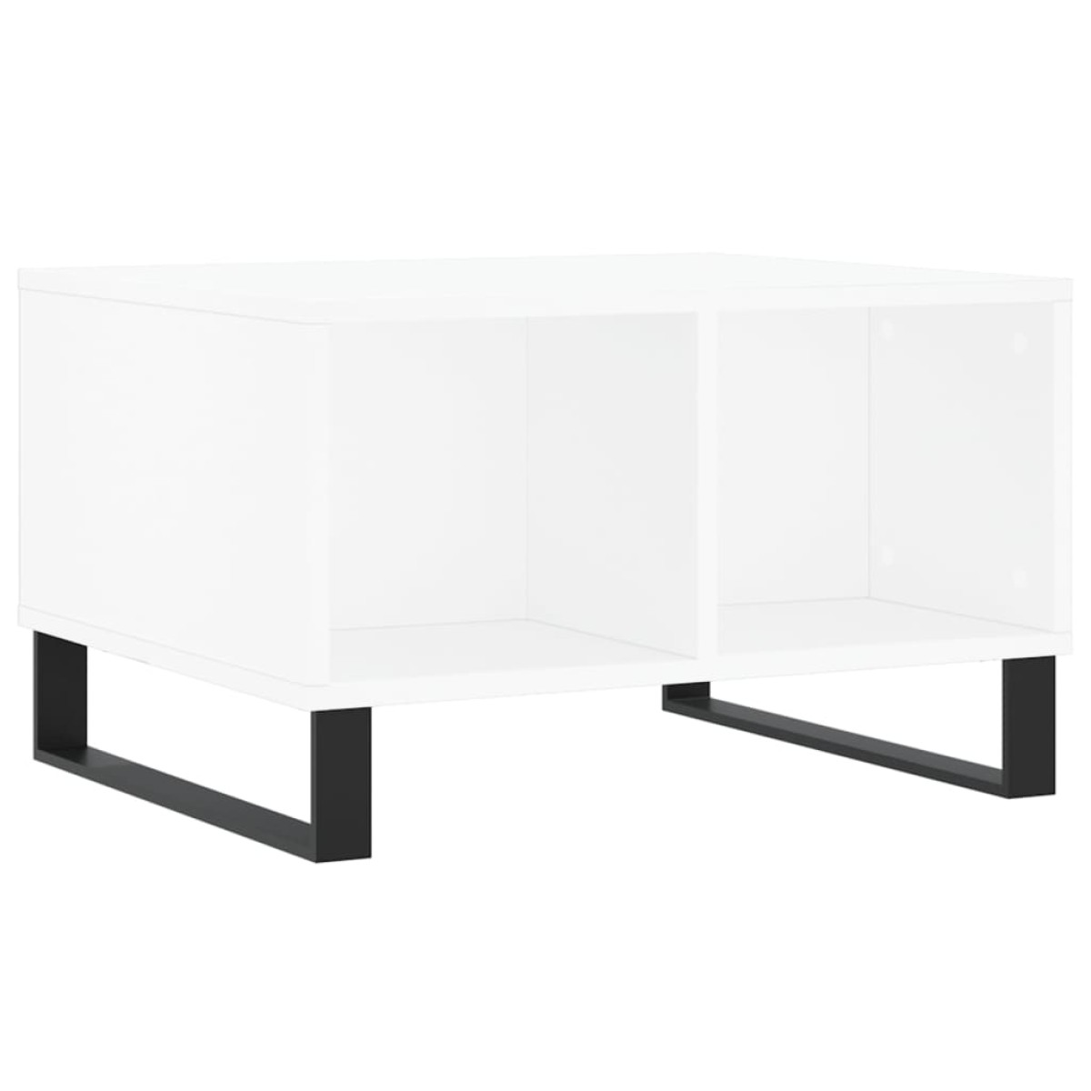 vidaXL Τραπεζάκι Σαλονιού Λευκό 60x50x36,5 εκ. από Επεξεργασμένο Ξύλο