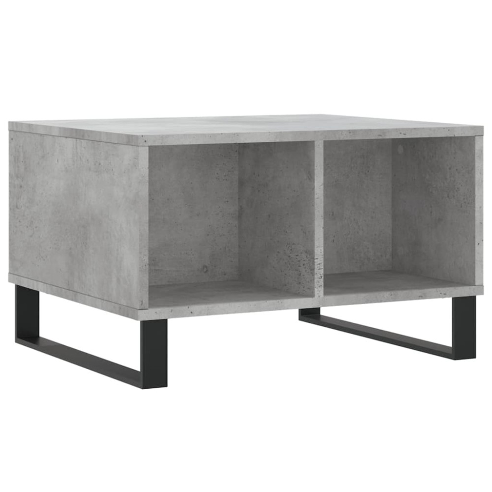 vidaXL Τραπεζάκι Σαλονιού Γκρι Σκυρ. 60x50x36,5 εκ. Επεξεργ. Ξύλο
