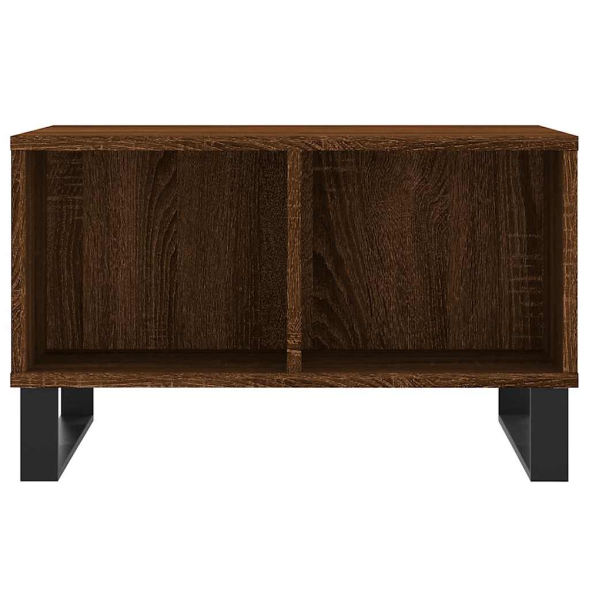 vidaXL Τραπεζάκι Σαλονιού Καφέ Δρυς 60x50x36,5 εκ. Επεξεργασμένο Ξύλο