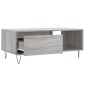 vidaXL Τραπεζάκι Σαλονιού Γκρι Sonoma 90x50x36,5εκ. Επεξεργασμένο Ξύλο