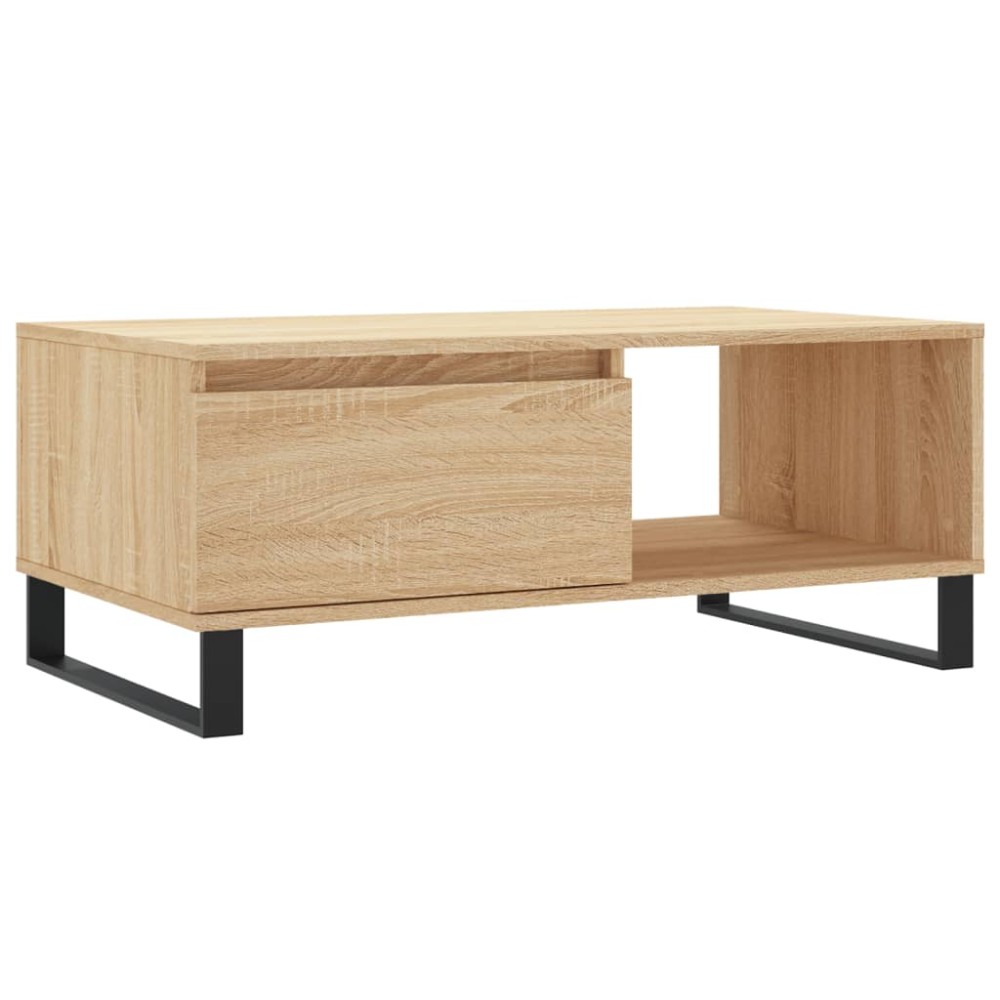 vidaXL Τραπεζάκι Σαλονιού Sonoma Δρυς 90x50x36,5 εκ. Επεξεργασμ. Ξύλο