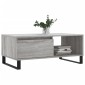 vidaXL Τραπεζάκι Σαλονιού Γκρι Sonoma 90x50x36,5εκ. Επεξεργασμένο Ξύλο