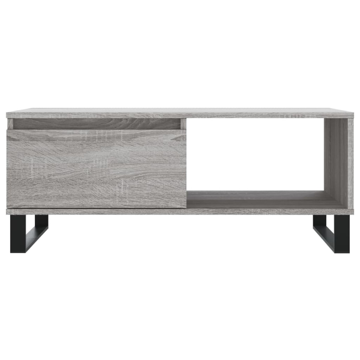 vidaXL Τραπεζάκι Σαλονιού Γκρι Sonoma 90x50x36,5εκ. Επεξεργασμένο Ξύλο