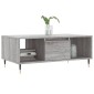 vidaXL Τραπεζάκι Σαλονιού Γκρι Sonoma 90x50x36,5εκ. Επεξεργασμένο Ξύλο