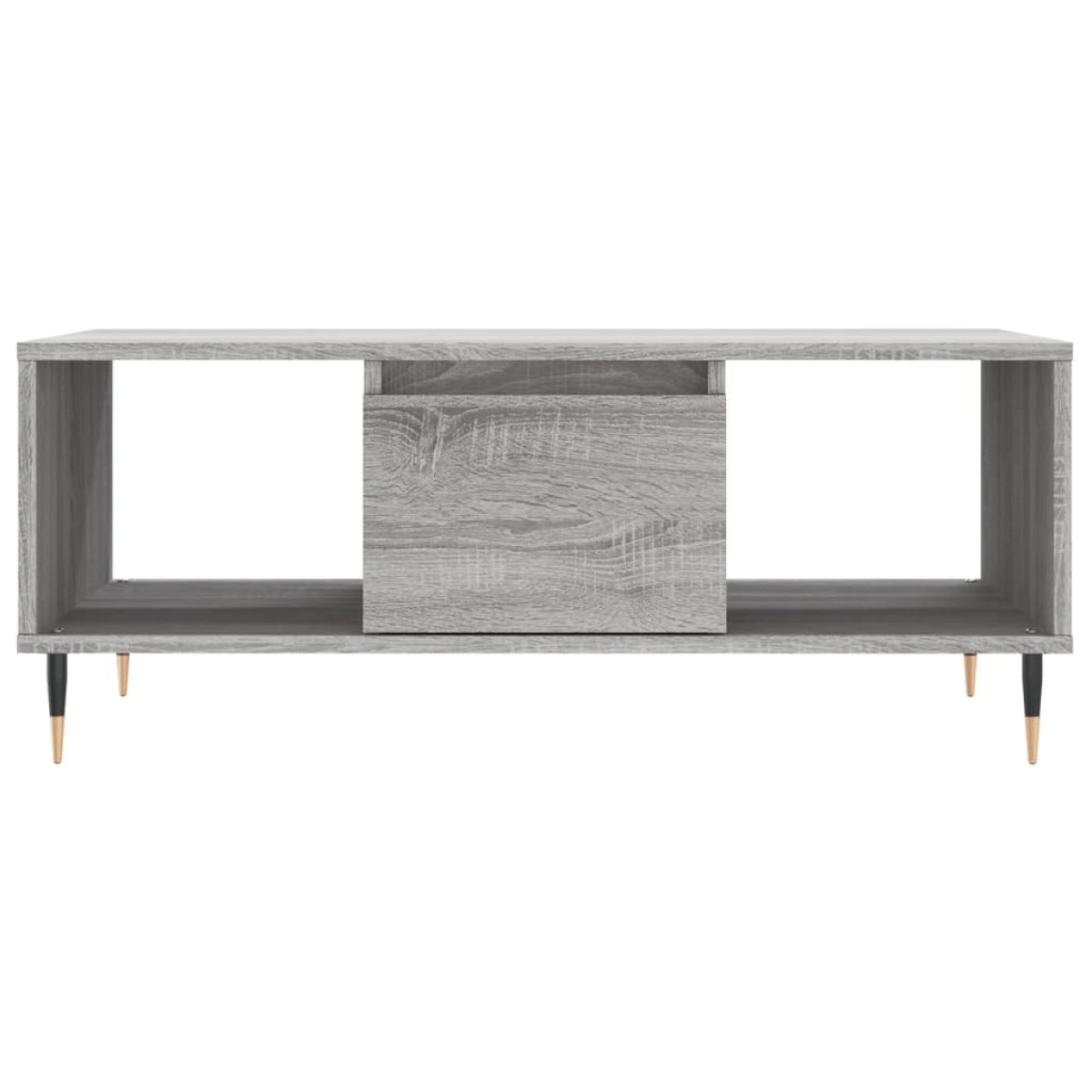 vidaXL Τραπεζάκι Σαλονιού Γκρι Sonoma 90x50x36,5εκ. Επεξεργασμένο Ξύλο