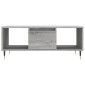 vidaXL Τραπεζάκι Σαλονιού Γκρι Sonoma 90x50x36,5εκ. Επεξεργασμένο Ξύλο