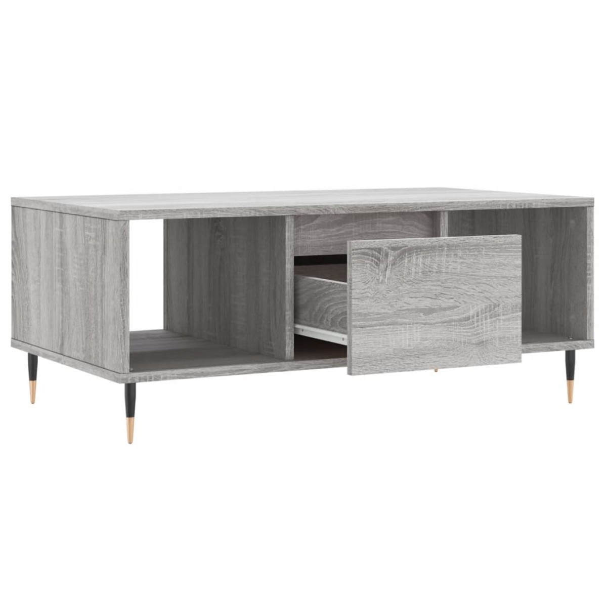 vidaXL Τραπεζάκι Σαλονιού Γκρι Sonoma 90x50x36,5εκ. Επεξεργασμένο Ξύλο