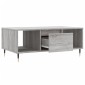 vidaXL Τραπεζάκι Σαλονιού Γκρι Sonoma 90x50x36,5εκ. Επεξεργασμένο Ξύλο
