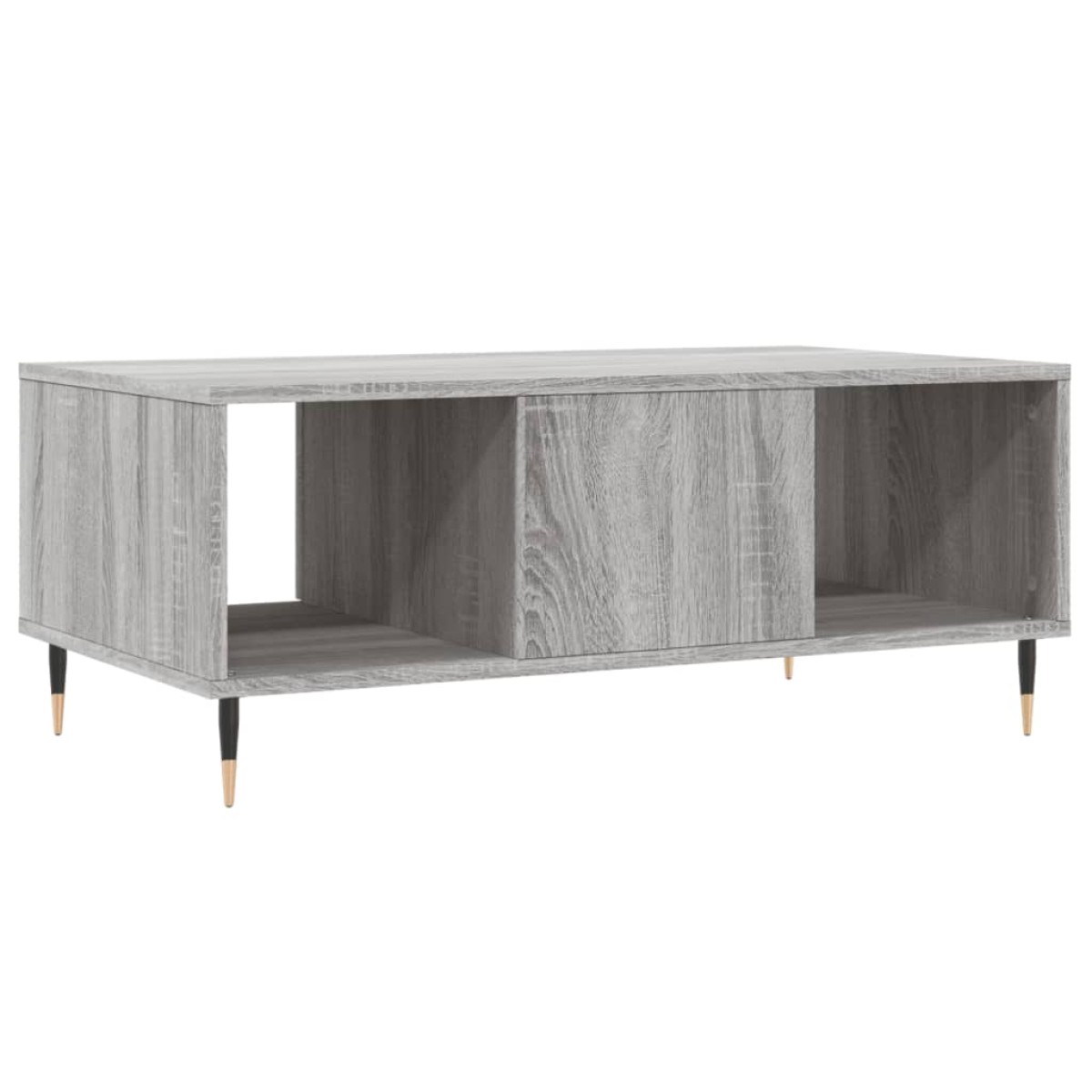vidaXL Τραπεζάκι Σαλονιού Γκρι Sonoma 90x50x36,5εκ. Επεξεργασμένο Ξύλο