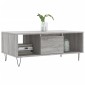vidaXL Τραπεζάκι Σαλονιού Γκρι Sonoma 90x50x36,5εκ. Επεξεργασμένο Ξύλο