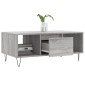 vidaXL Τραπεζάκι Σαλονιού Γκρι Sonoma 90x50x36,5εκ. Επεξεργασμένο Ξύλο