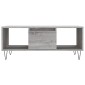 vidaXL Τραπεζάκι Σαλονιού Γκρι Sonoma 90x50x36,5εκ. Επεξεργασμένο Ξύλο