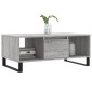vidaXL Τραπεζάκι Σαλονιού Γκρι Sonoma 90x50x36,5εκ. Επεξεργασμένο Ξύλο