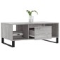vidaXL Τραπεζάκι Σαλονιού Γκρι Sonoma 90x50x36,5εκ. Επεξεργασμένο Ξύλο