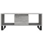 vidaXL Τραπεζάκι Σαλονιού Γκρι Sonoma 90x50x36,5εκ. Επεξεργασμένο Ξύλο