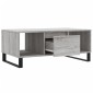 vidaXL Τραπεζάκι Σαλονιού Γκρι Sonoma 90x50x36,5εκ. Επεξεργασμένο Ξύλο