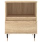 vidaXL Κομοδίνα 2 τεμ. Sonoma Δρυς 40 x 35 x 50 εκ. από Επεξεργ. Ξύλο