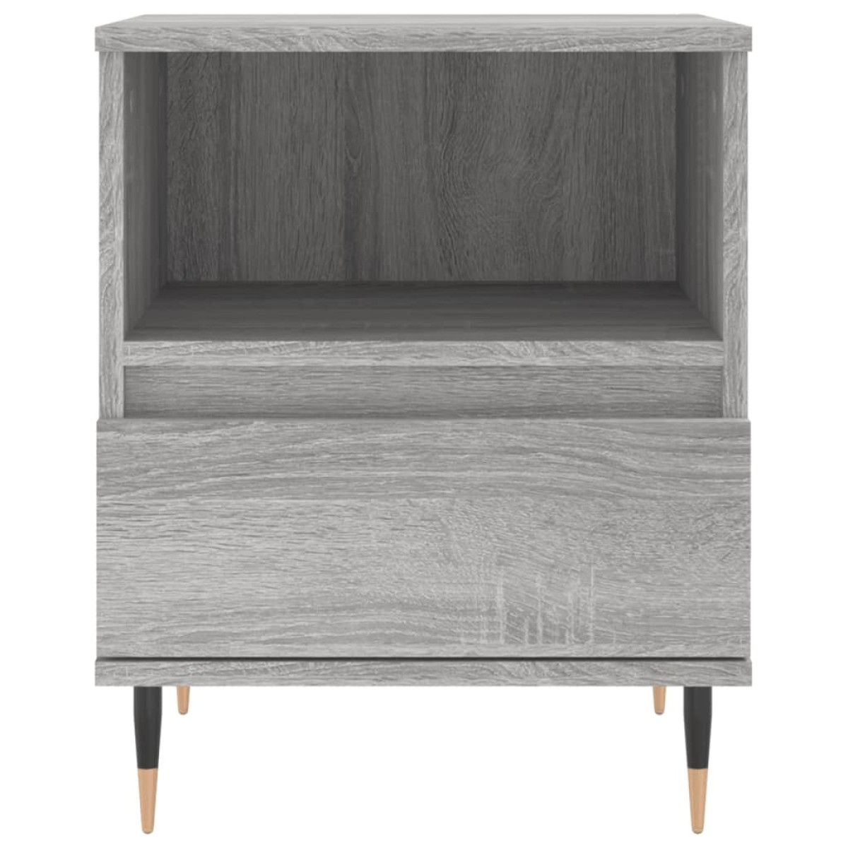 vidaXL Κομοδίνο Γκρι Sonoma 40 x 35 x 50 εκ. από Επεξεργασμένο Ξύλο