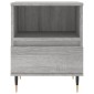 vidaXL Κομοδίνο Γκρι Sonoma 40 x 35 x 50 εκ. από Επεξεργασμένο Ξύλο