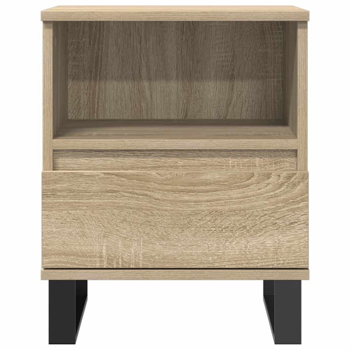 vidaXL Κομοδίνα 2 τεμ. Sonoma Δρυς 40 x 35 x 50 εκ. από Επεξεργ. Ξύλο