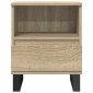 vidaXL Κομοδίνα 2 τεμ. Sonoma Δρυς 40 x 35 x 50 εκ. από Επεξεργ. Ξύλο