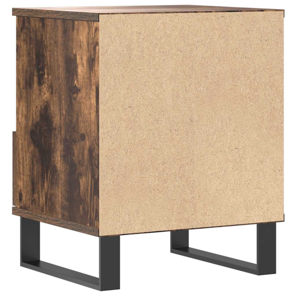 vidaXL Κομοδίνα 2 τεμ. Καπνιστή Δρυς 40 x 35 x 50 εκ. Επεξεργ. Ξύλο