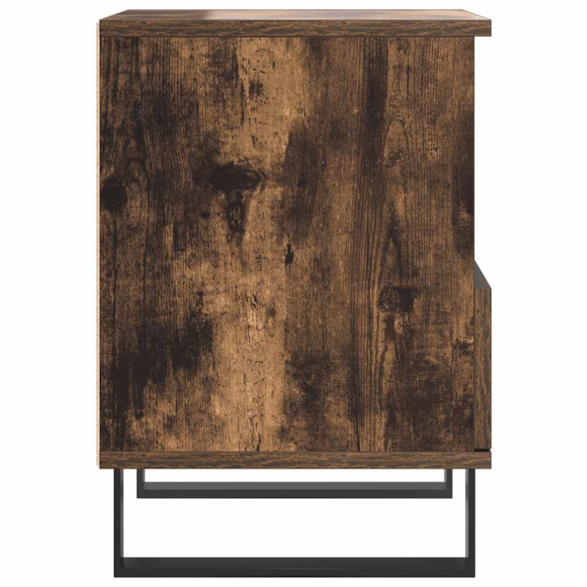 vidaXL Κομοδίνα 2 τεμ. Καπνιστή Δρυς 40 x 35 x 50 εκ. Επεξεργ. Ξύλο