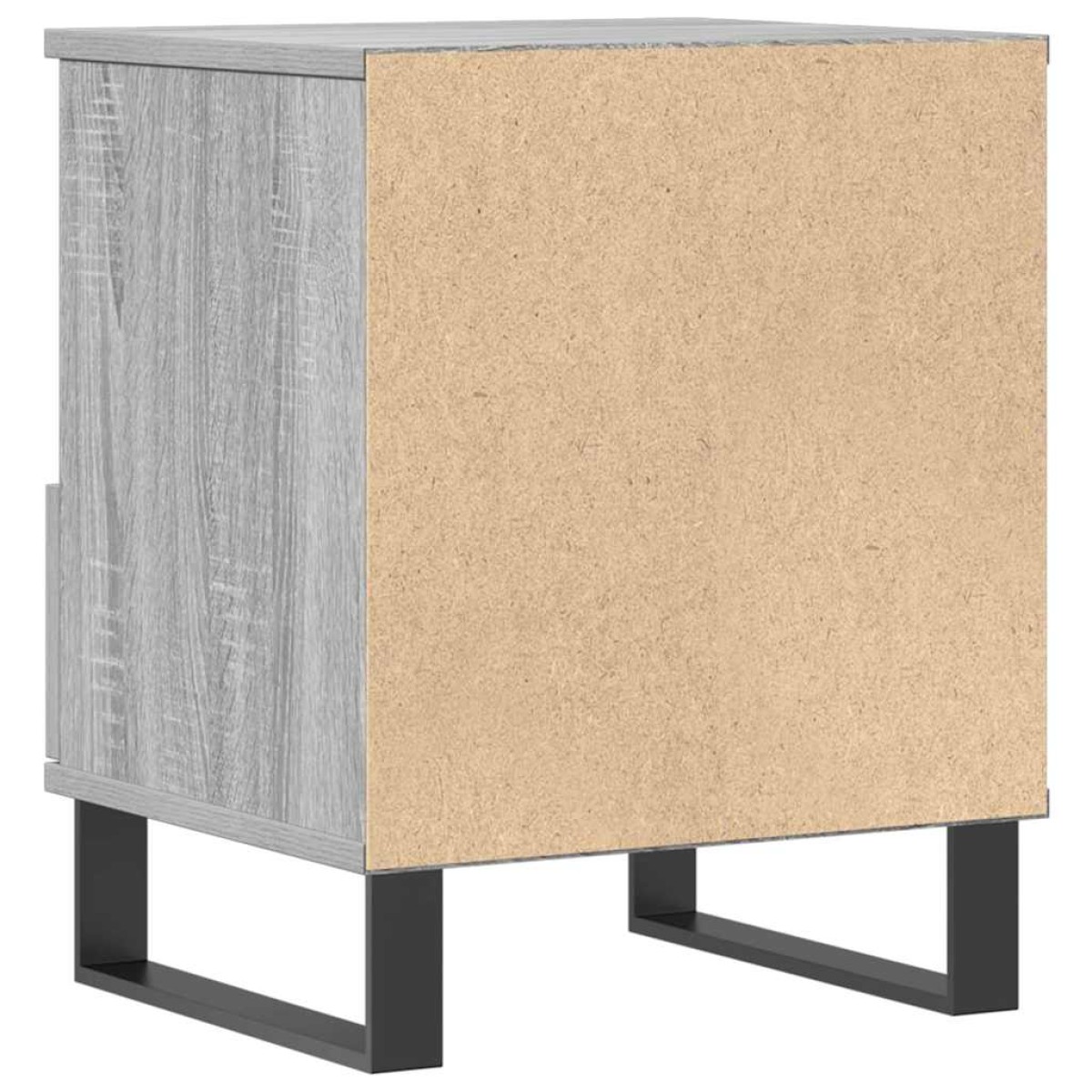 vidaXL Κομοδίνα 2 τεμ. Γκρι Sonoma 40 x 35 x 50 εκ. από Επεξεργ. Ξύλο