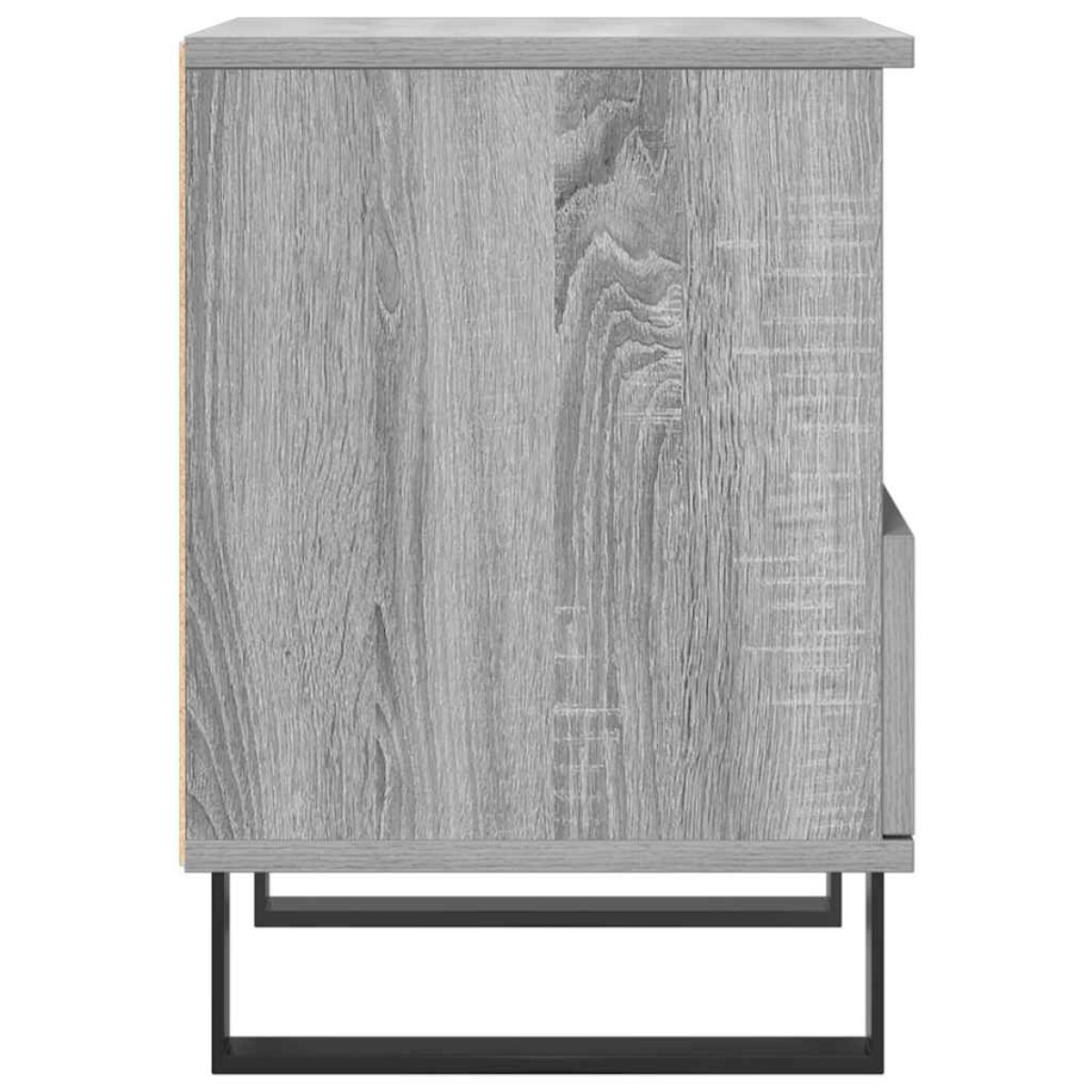 vidaXL Κομοδίνα 2 τεμ. Γκρι Sonoma 40 x 35 x 50 εκ. από Επεξεργ. Ξύλο