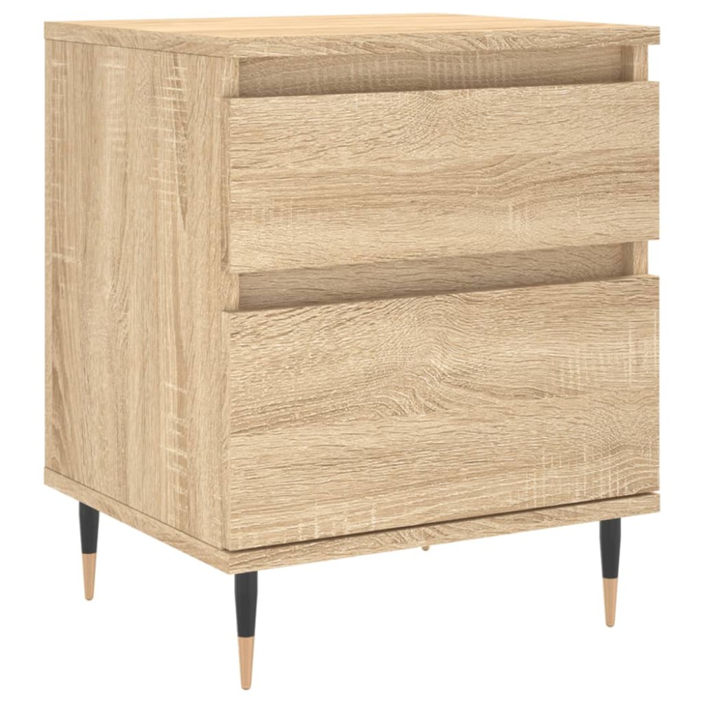 vidaXL Κομοδίνο Sonoma Δρυς 40 x 35 x 50 εκ. από Επεξεργ. Ξύλο