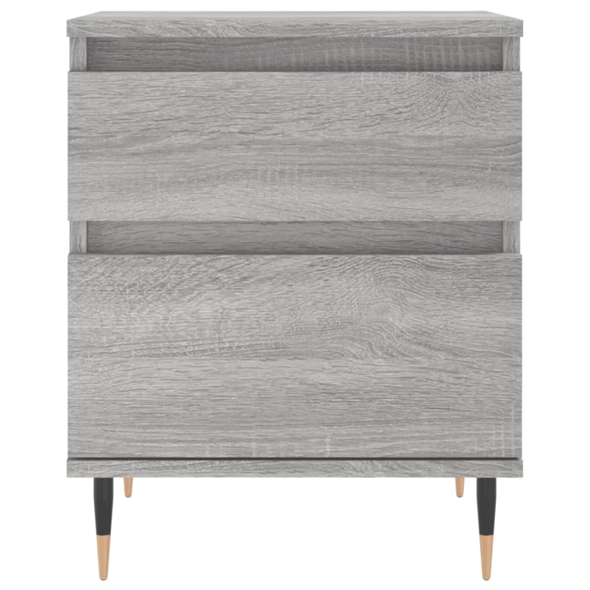 vidaXL Κομοδίνο Γκρι Sonoma 40 x 35 x 50 εκ. από Επεξεργασμένο Ξύλο